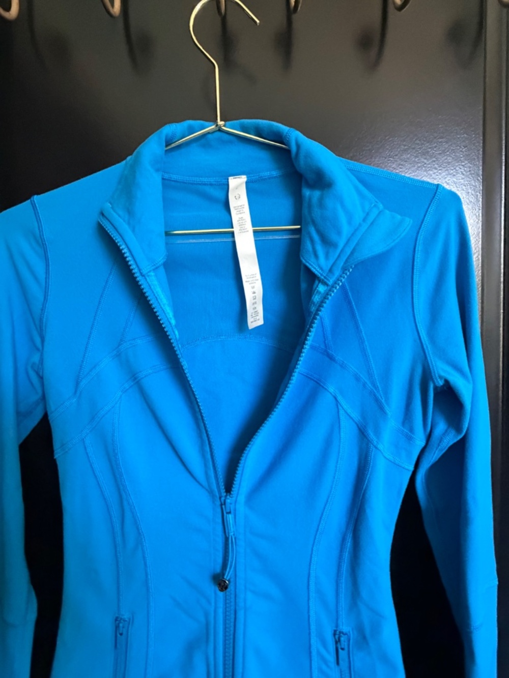 Lululemon define jacket - size 2 - poolside blue - Picture 3 of 5